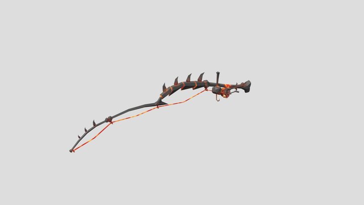 animal company - lava fishing rod 3D Model