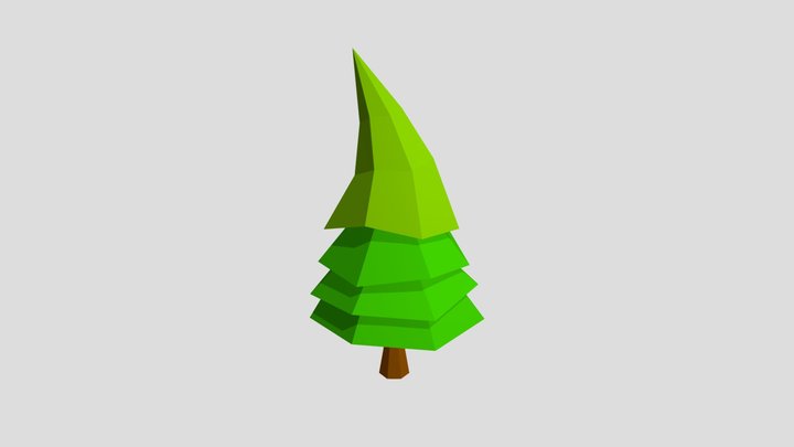 Low Poly Tree 3D Model
