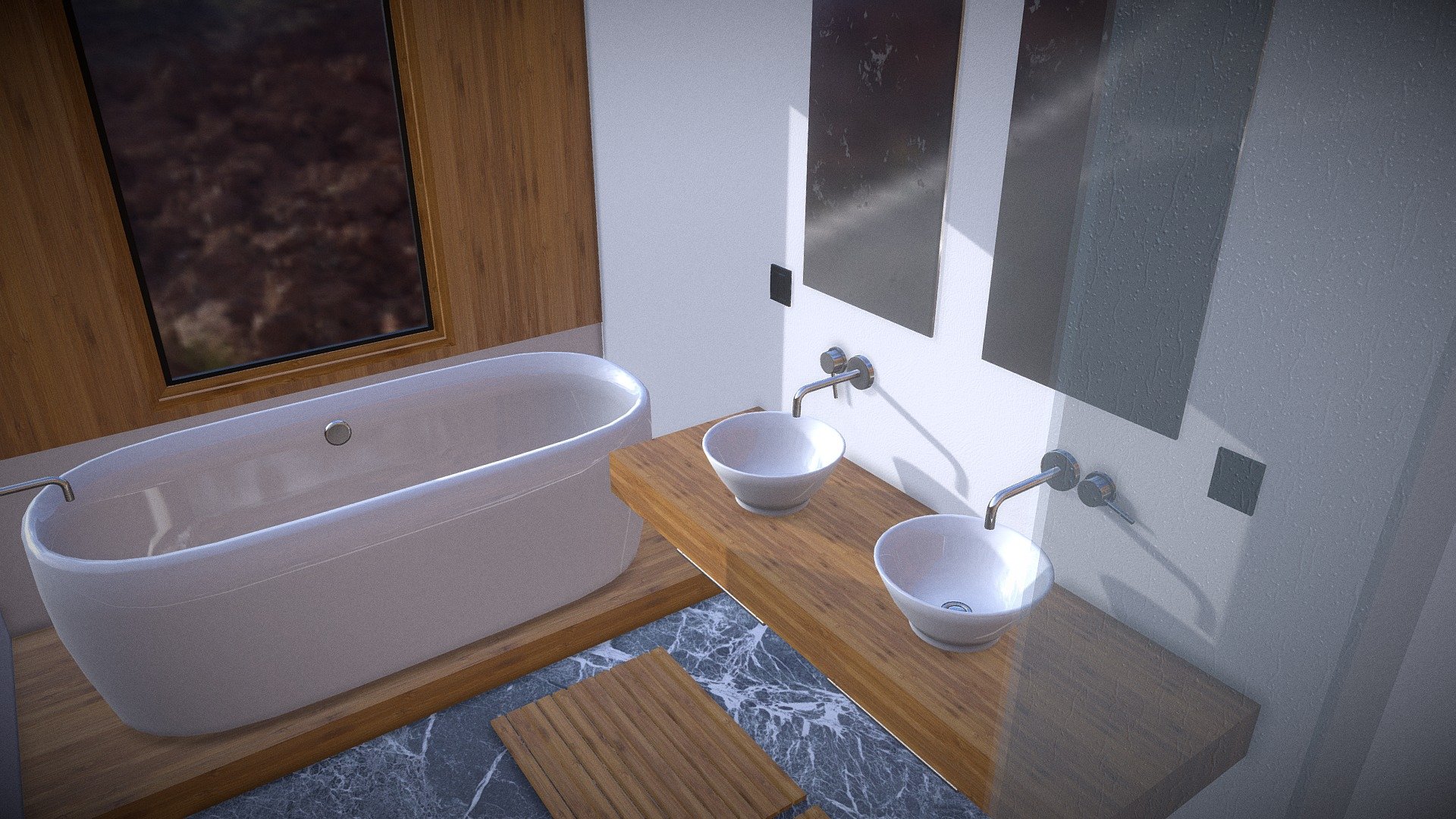 bathroom - 3D model by NickDimitrijevic [6b07882] - Sketchfab