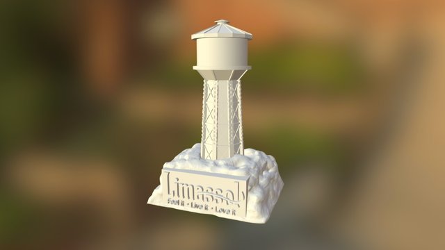 Water-tower-1 3D Model