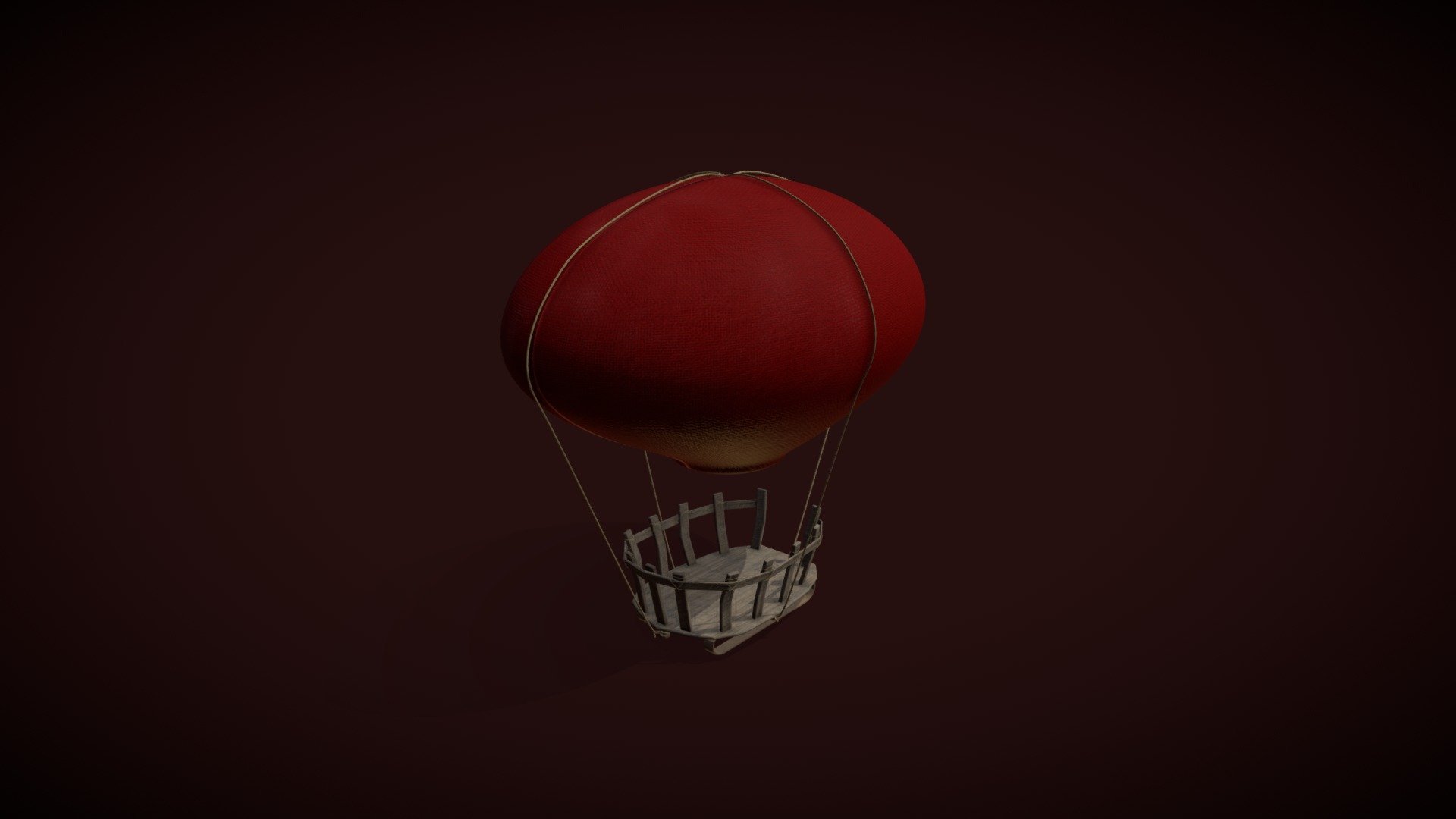 Medieval War Balloon - 3D model by Davershanean [6b099c5] - Sketchfab