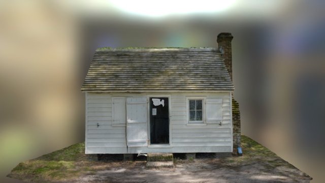Enslaved Dwelling Exterior at McLeod Plantation 3D Model