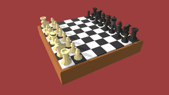 Small-chess-board 3D Model