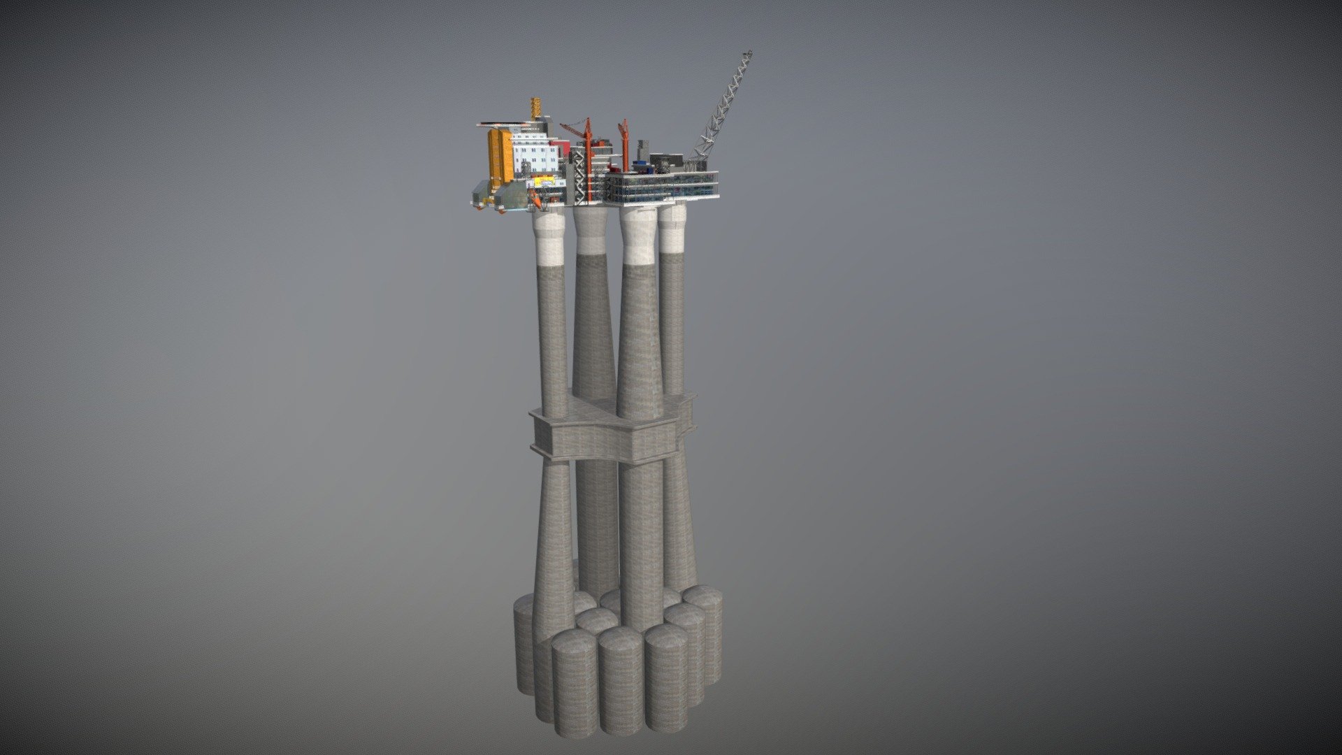 Oil Platform Troll A - Download Free 3D model by Arkikon (@ragnar) [6b0c42c]