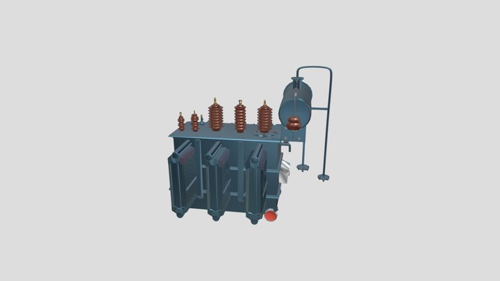 Poly Phase Transformer 3D Model