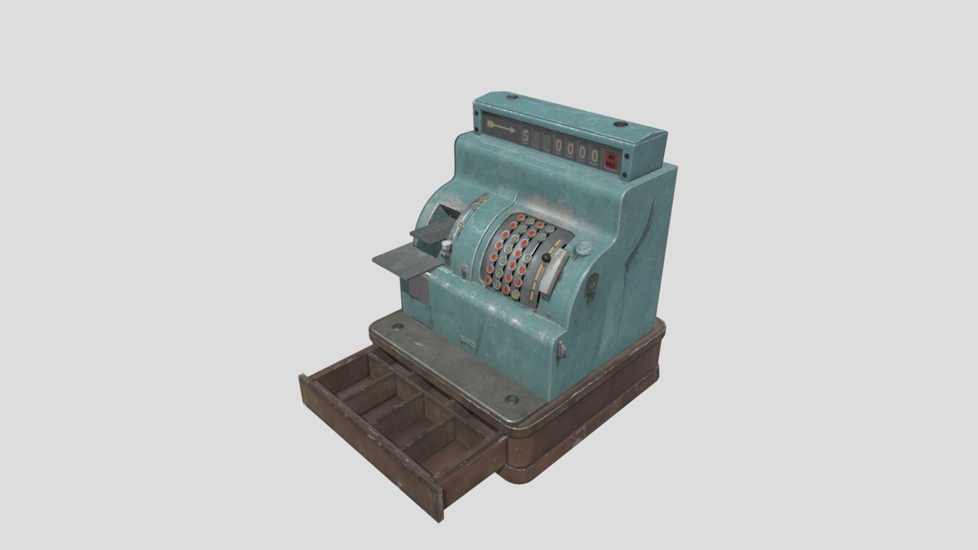Cash register Download Free 3D model by TaiTruong (taiturong1233