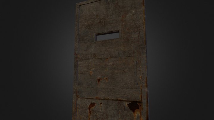 Game Asset - Cell Door 3D Model