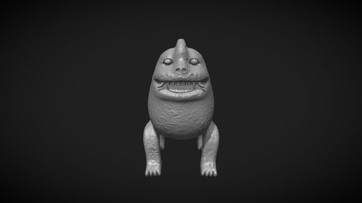 Patung Singa Urung Jogja 3D Model