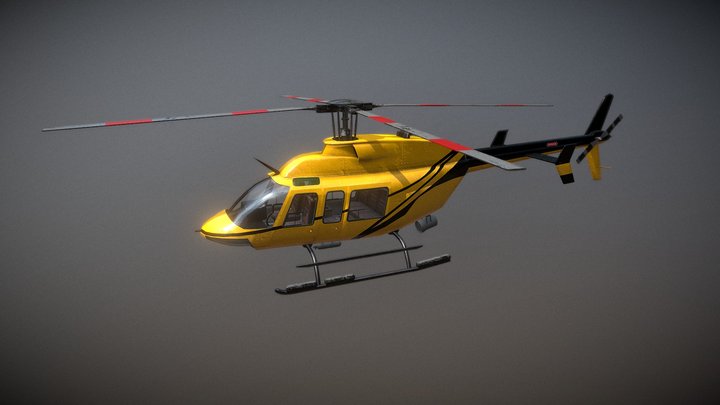 Bell Helicopter 3D Model