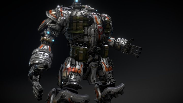 Titan Mech 3D Model