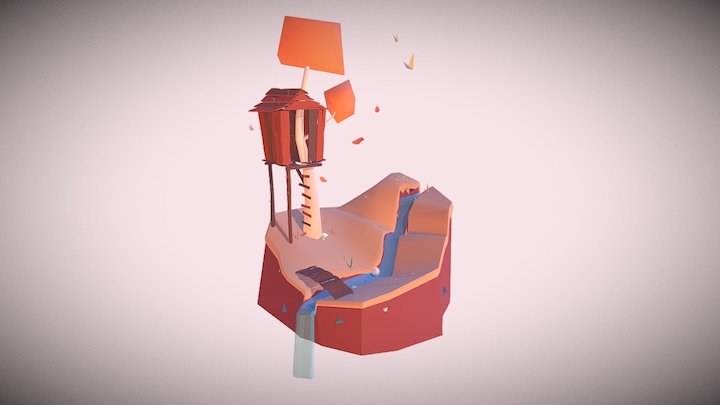 Cabane 3D Model
