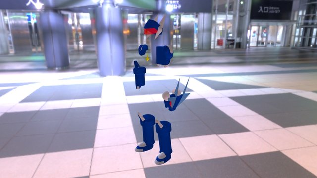 Mega Man Star Force Armor 3D Model