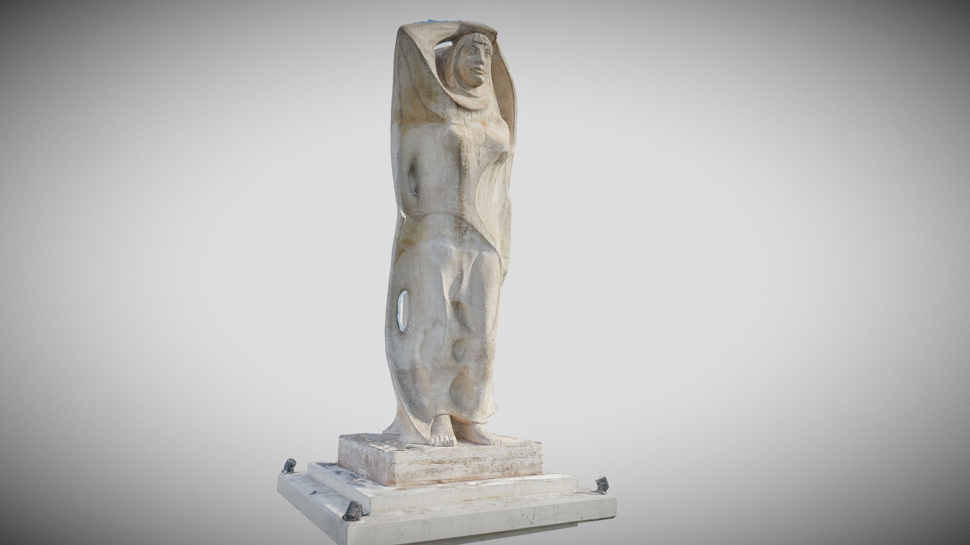 The Mother statue by Khalid Al-Rahal in Baghdad - 3D model by Mierath ...