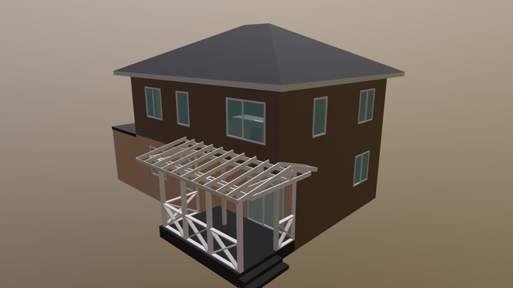 Р6 проект навеса 3D Model