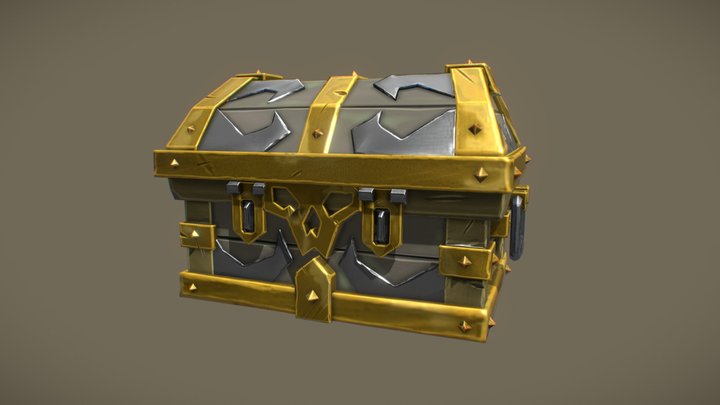 Sea of thieves fan chest 3D Model