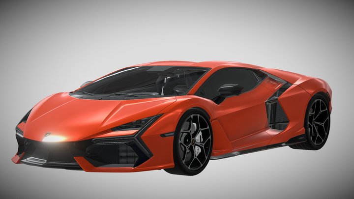 2024 Lamborghini Revuelto 3D Model