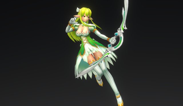 Rena from Elsword 3D Model