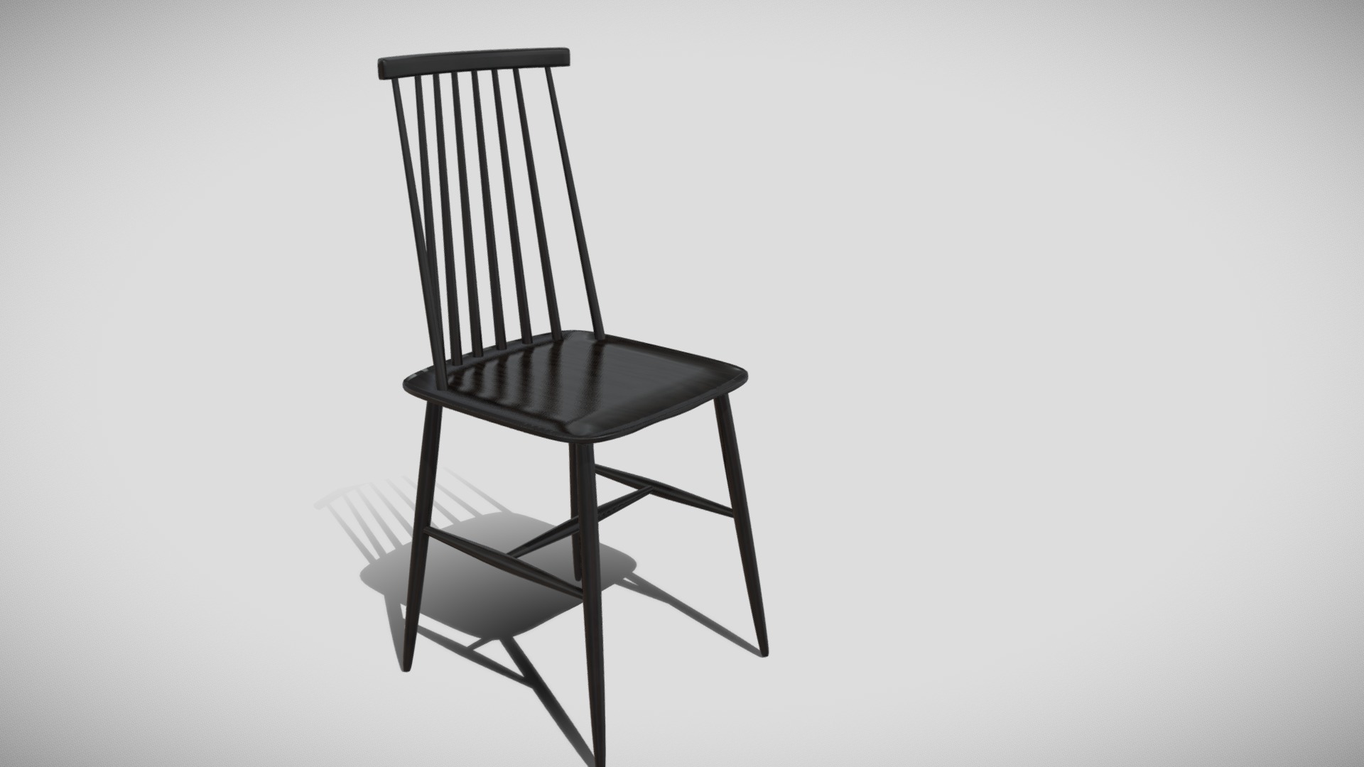 3D model Tressia Chair - This is a 3D model of the Tressia Chair. The 3D model is about a chair with a table.