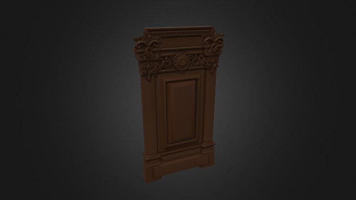 Wall Panel Fancy 3D Model