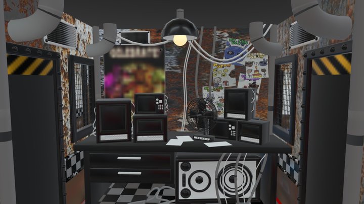 Fnaf 1 Map By Torres Eevee Vers 3D Model