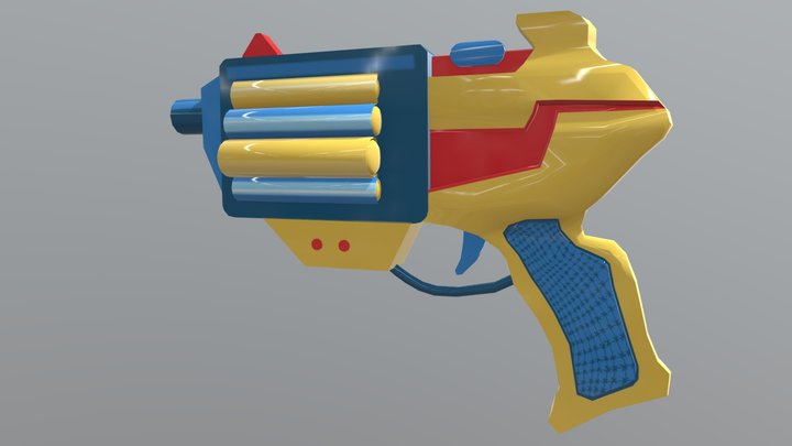 Cartoon Weapon 3D Model