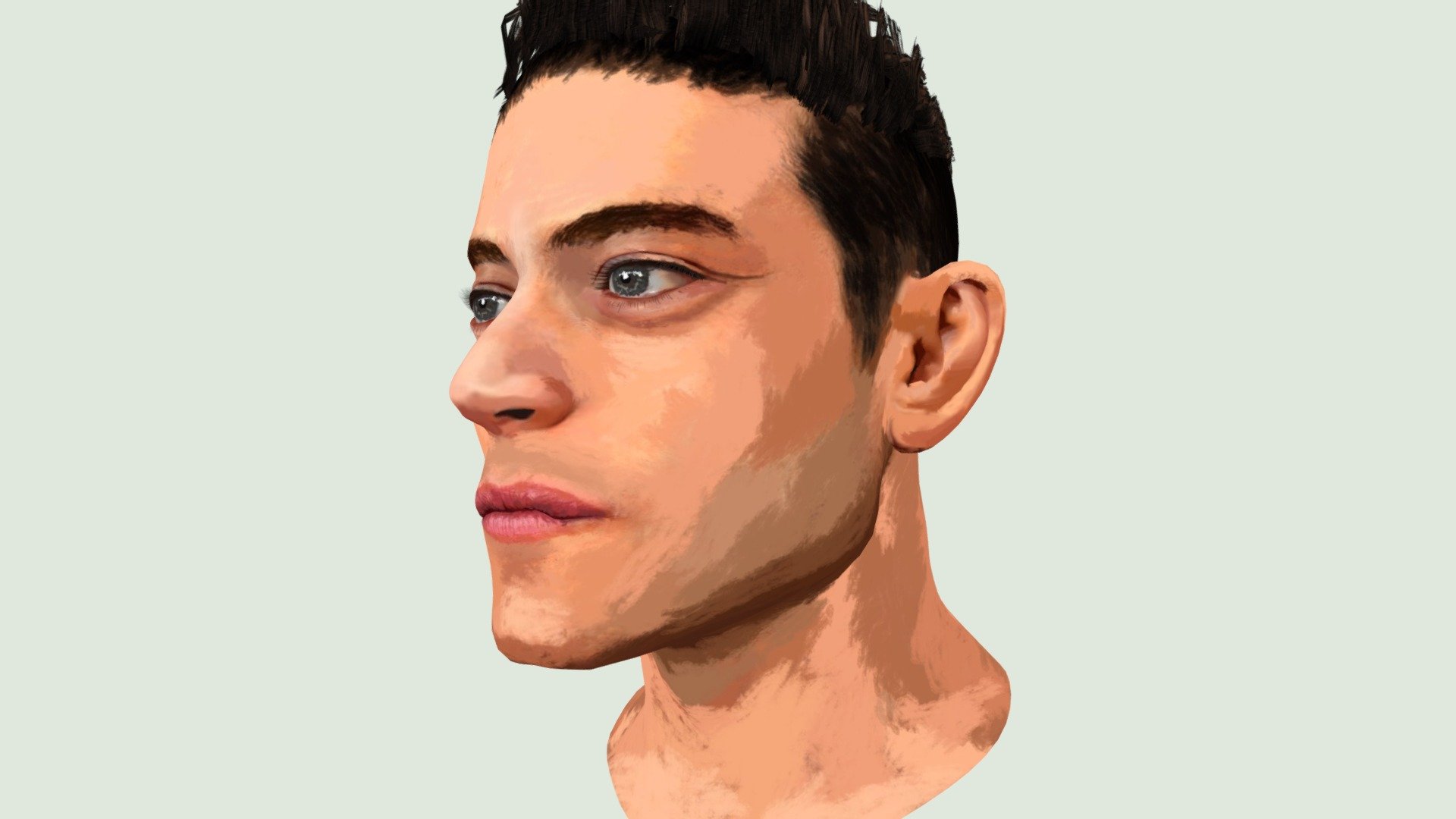 Elliot Alderson's Rami Malek Sketch by miguelromeral on DeviantArt