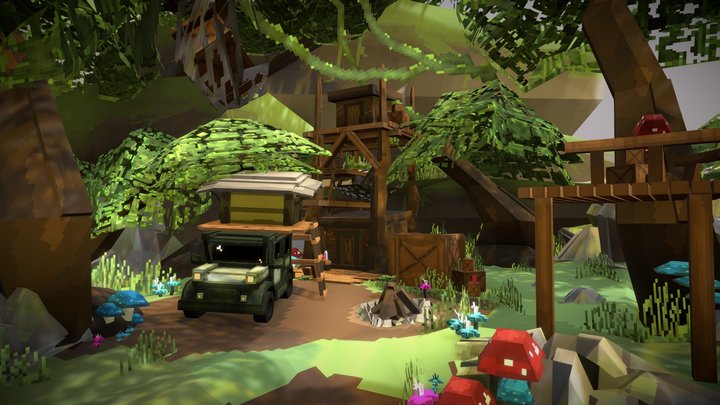 Lush Forest 3D Model