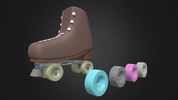 Roller Skate 3D Model