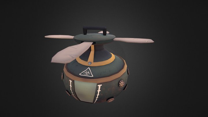 3D Prop Toxic Rain 3D Model