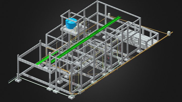 PP.OB-101-3D-STR-MEP-R00 3D Model