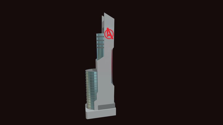 Marvel's Spider-Man - Avengers Tower - Low Poly 3D Model