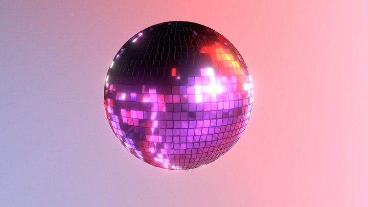 Pretty simple discoball 3D Model