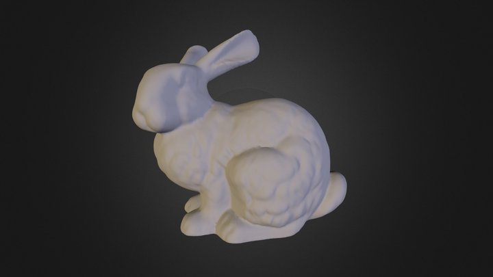 Stanford Bunny (Zipper reconstruction) 3D Model