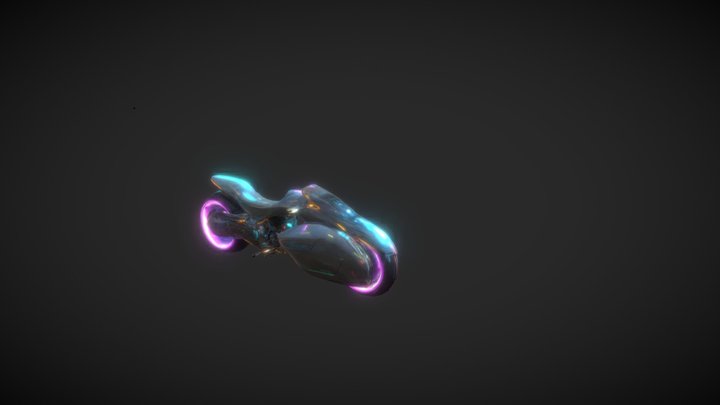 Hover Bike 3D Model