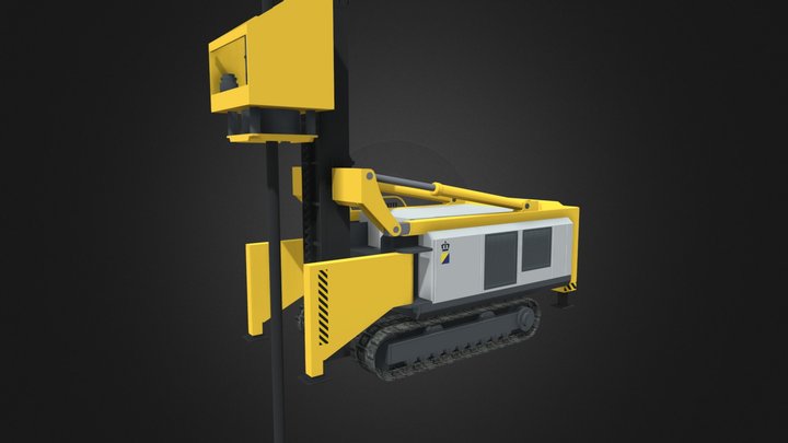 IHC Drill Crane 3D Model