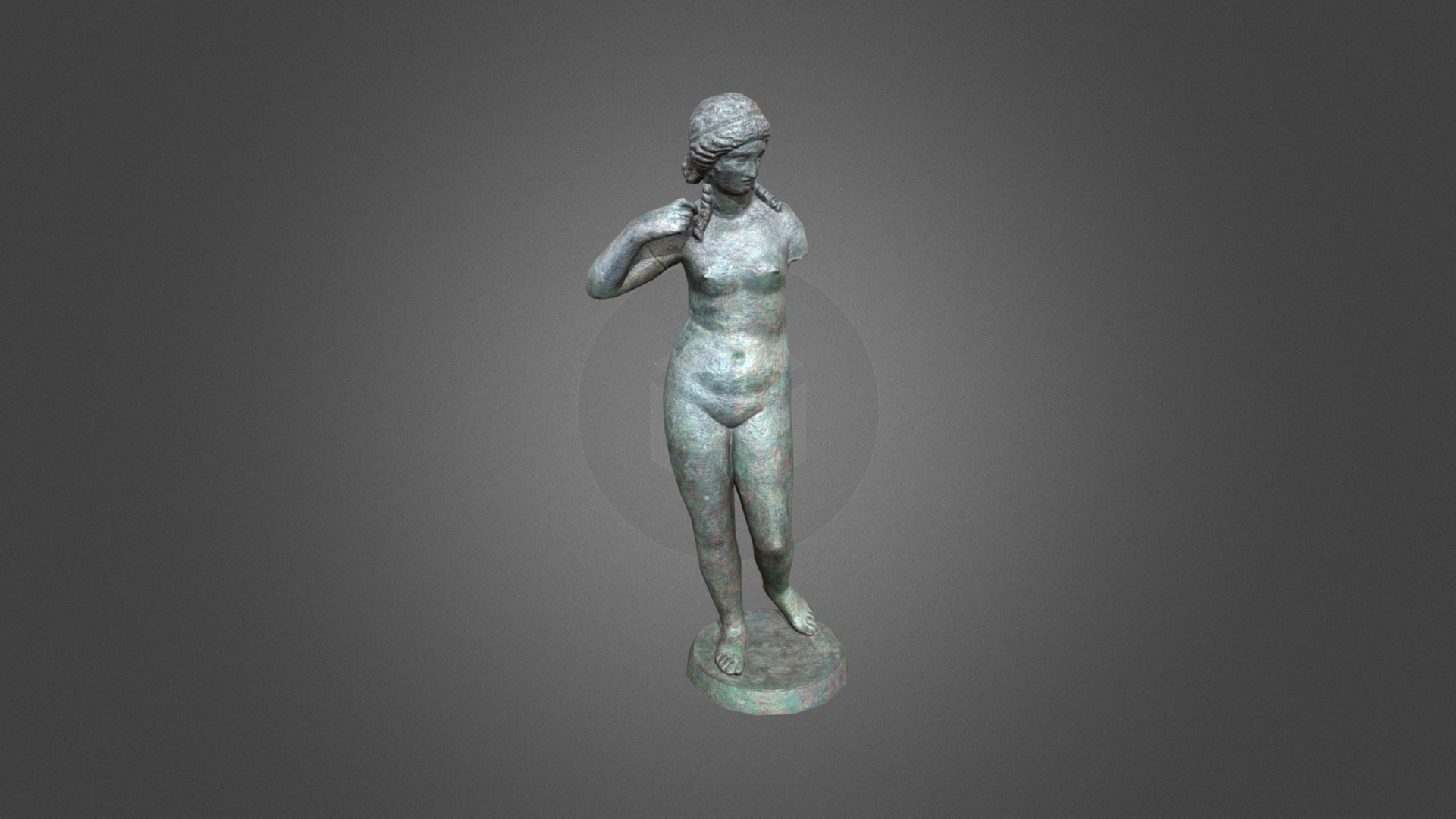 3D model Venera statuette - This is a 3D model of the Venera statuette. The 3D model is about a statue of a person.