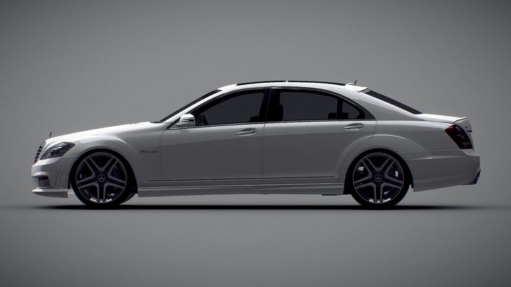 Mersedes-Benz S-class W221 – Modello 3D gratuito STL
