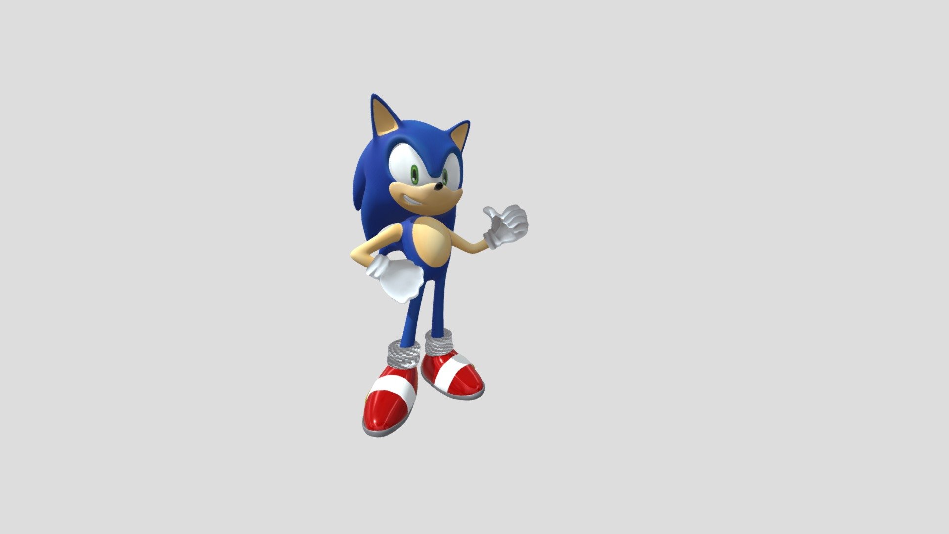 sonic - 3D model by ines.villarruel [6b1c1c7] - Sketchfab