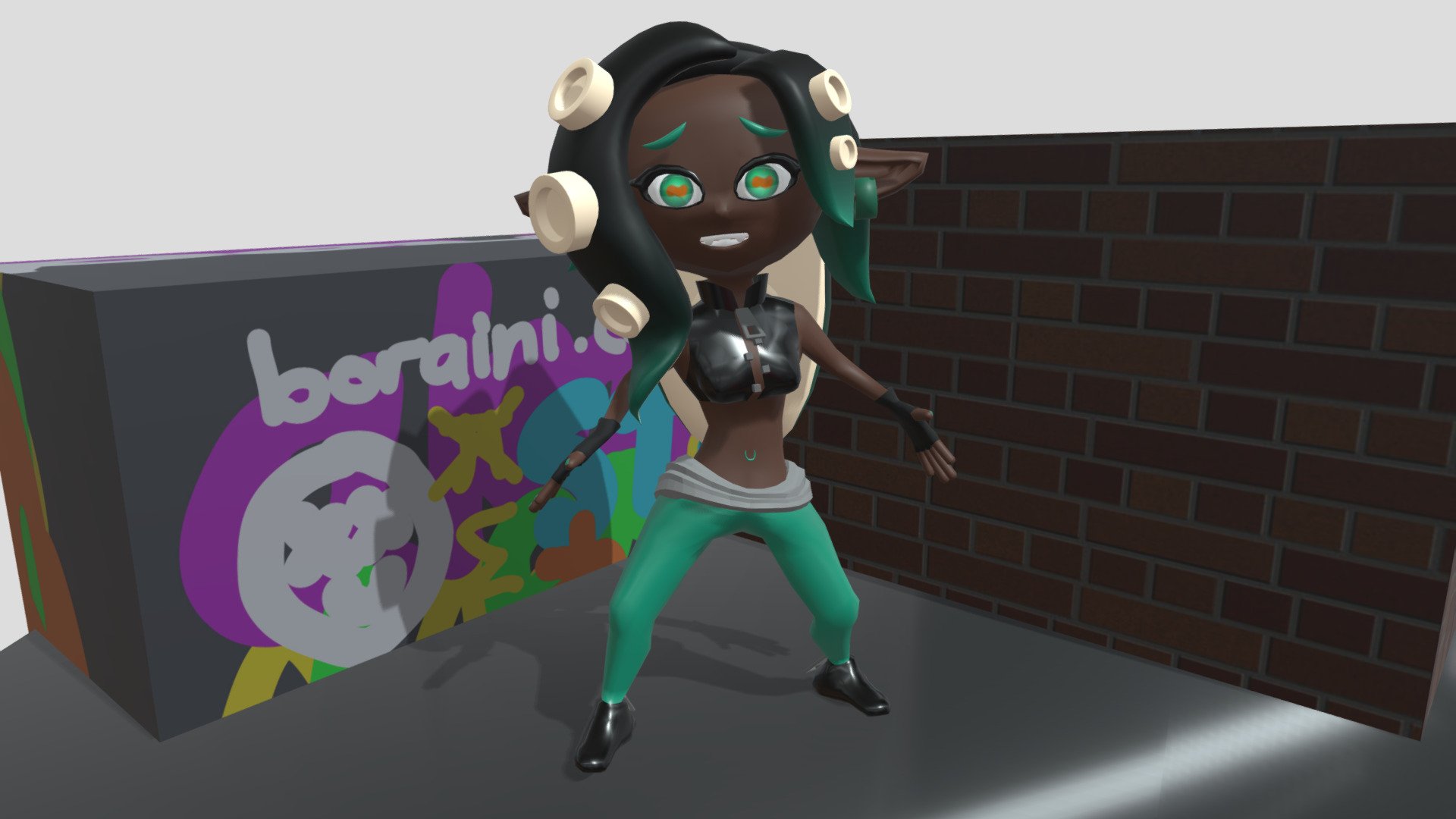 Splatoon Marina Rigged Model Download Free 3d Model By Boraini 6b1c2dd Sketchfab 0806