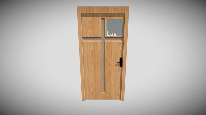 Single Leaf Door 3D Model