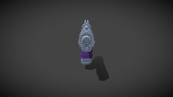 Pistol FanArt 3D Model