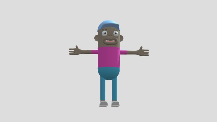 Happy Toon 3D Model
