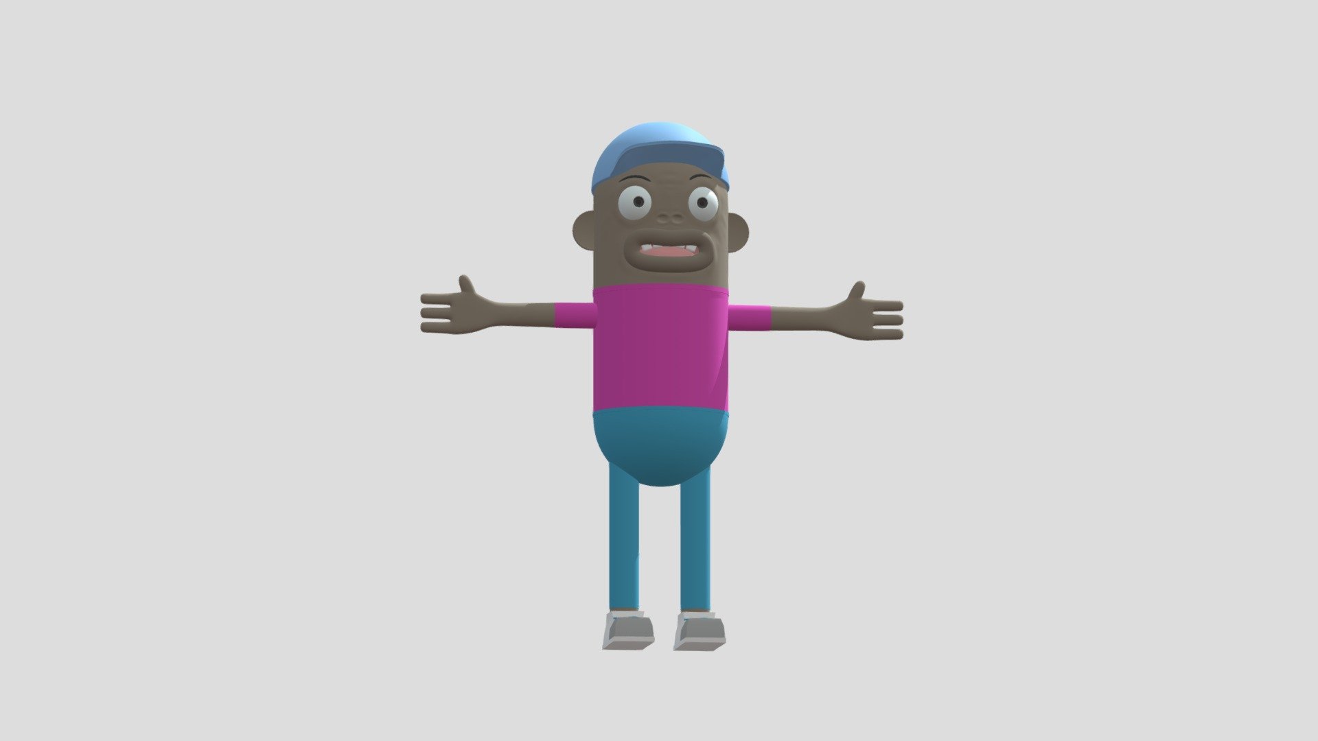 Happy Toon - Download Free 3D model by Themba konela (@themba) [6b1dd78 ...