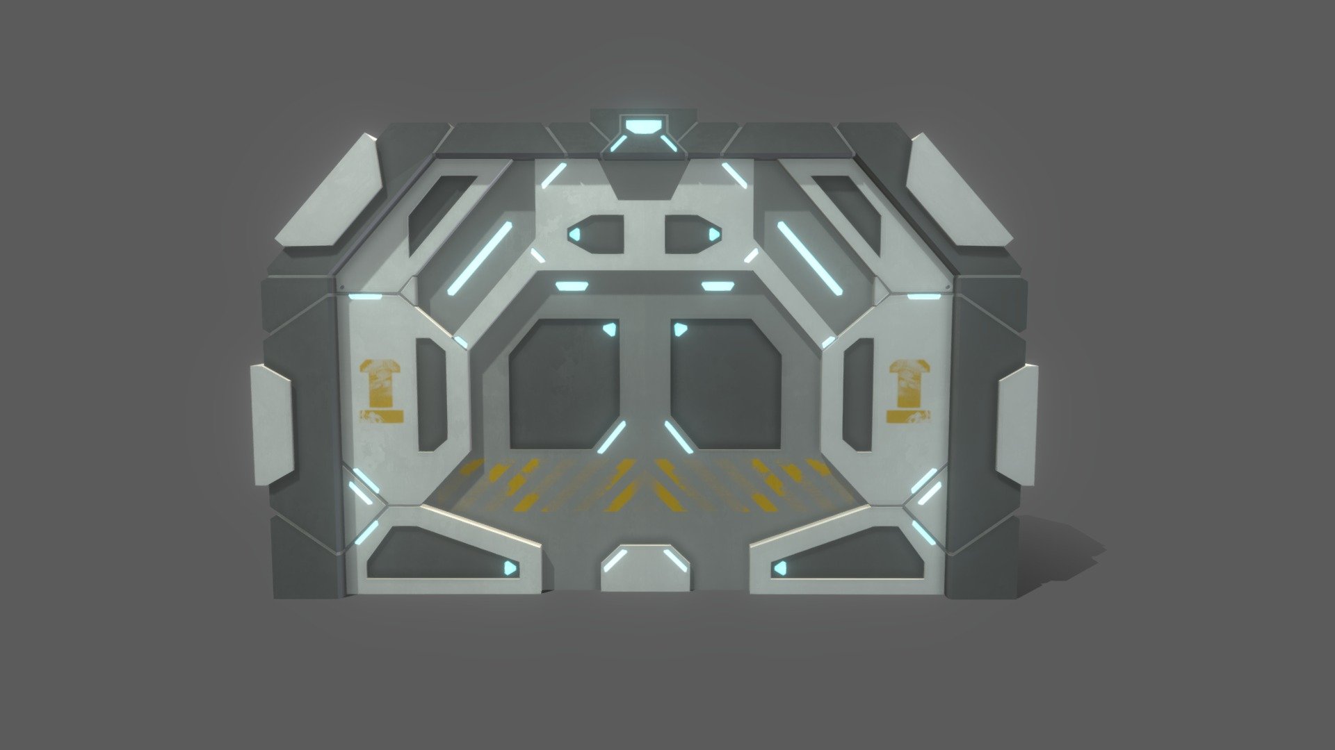 Sci-Fi Laboratory Door