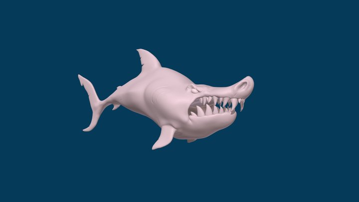 Shark CgCookie 3D Model