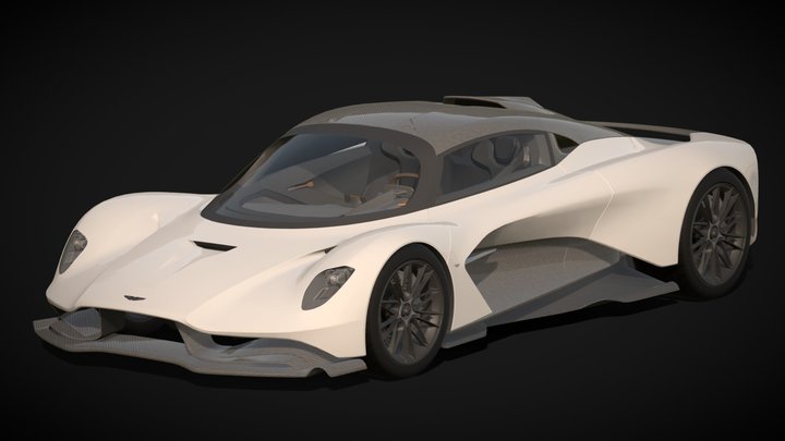 2019 Aston Martin Valhalla Concept – Free 3D Model STL