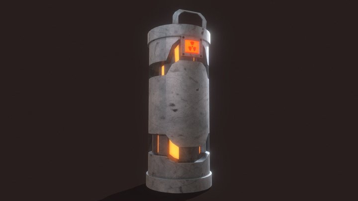 Nuclear Reactor Bomb Chamber 3D Model