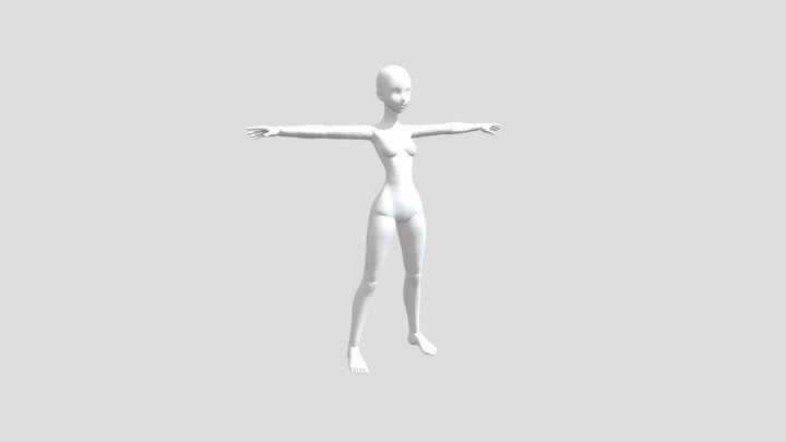 Modelo 3D female base free 3D Model