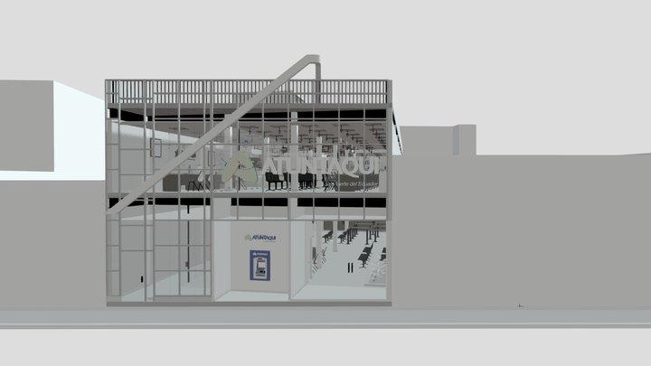 Propuesta Coop. Atuntaqui agencia Sangolqui 3D Model