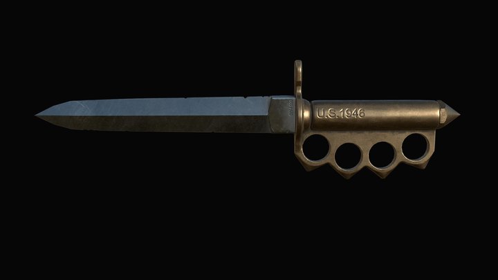 Trench Knife inspired by Wolfenstein 3D Model